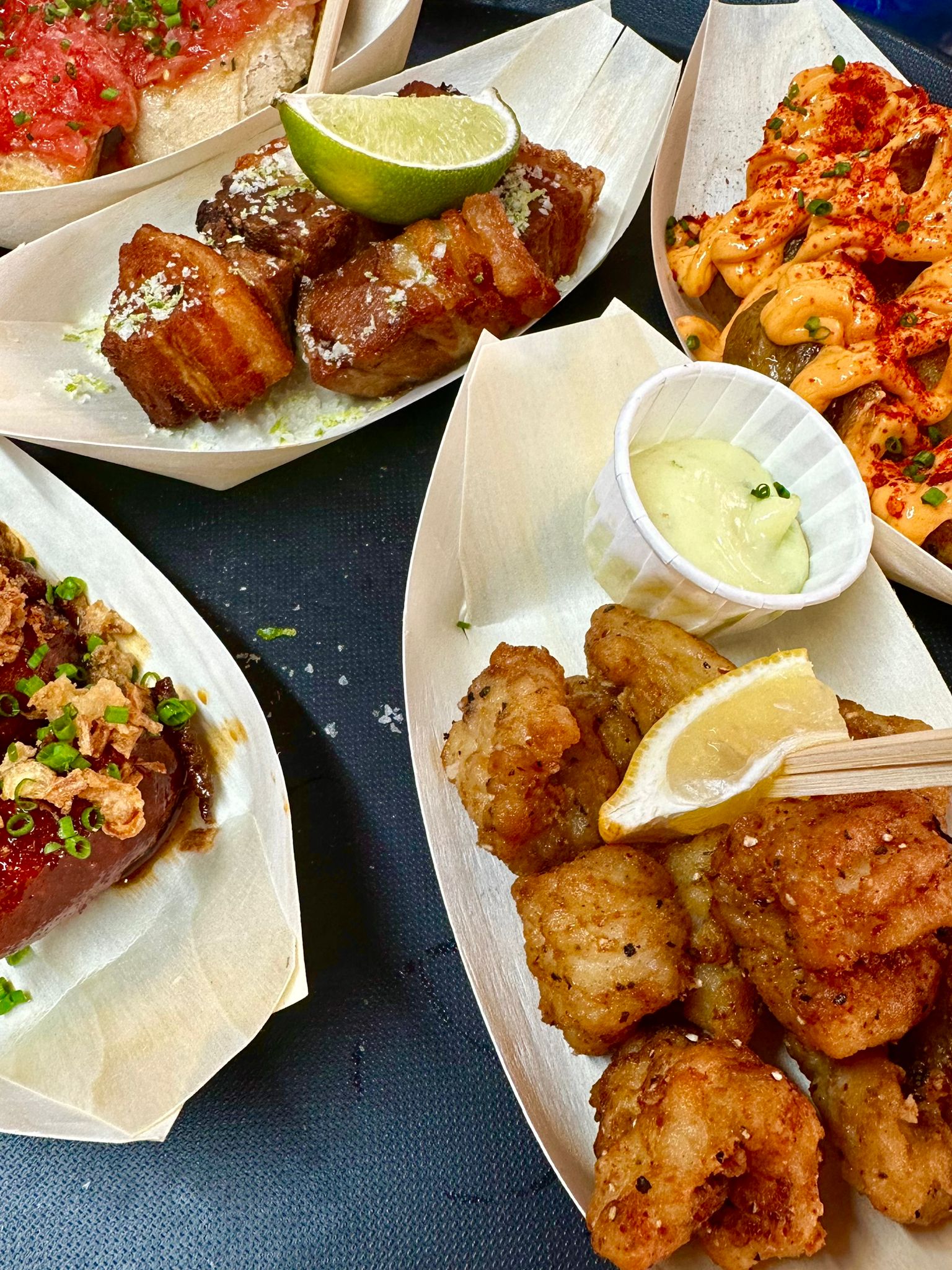 Spanish tapas selection at an event